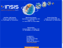 Tablet Screenshot of insis.it